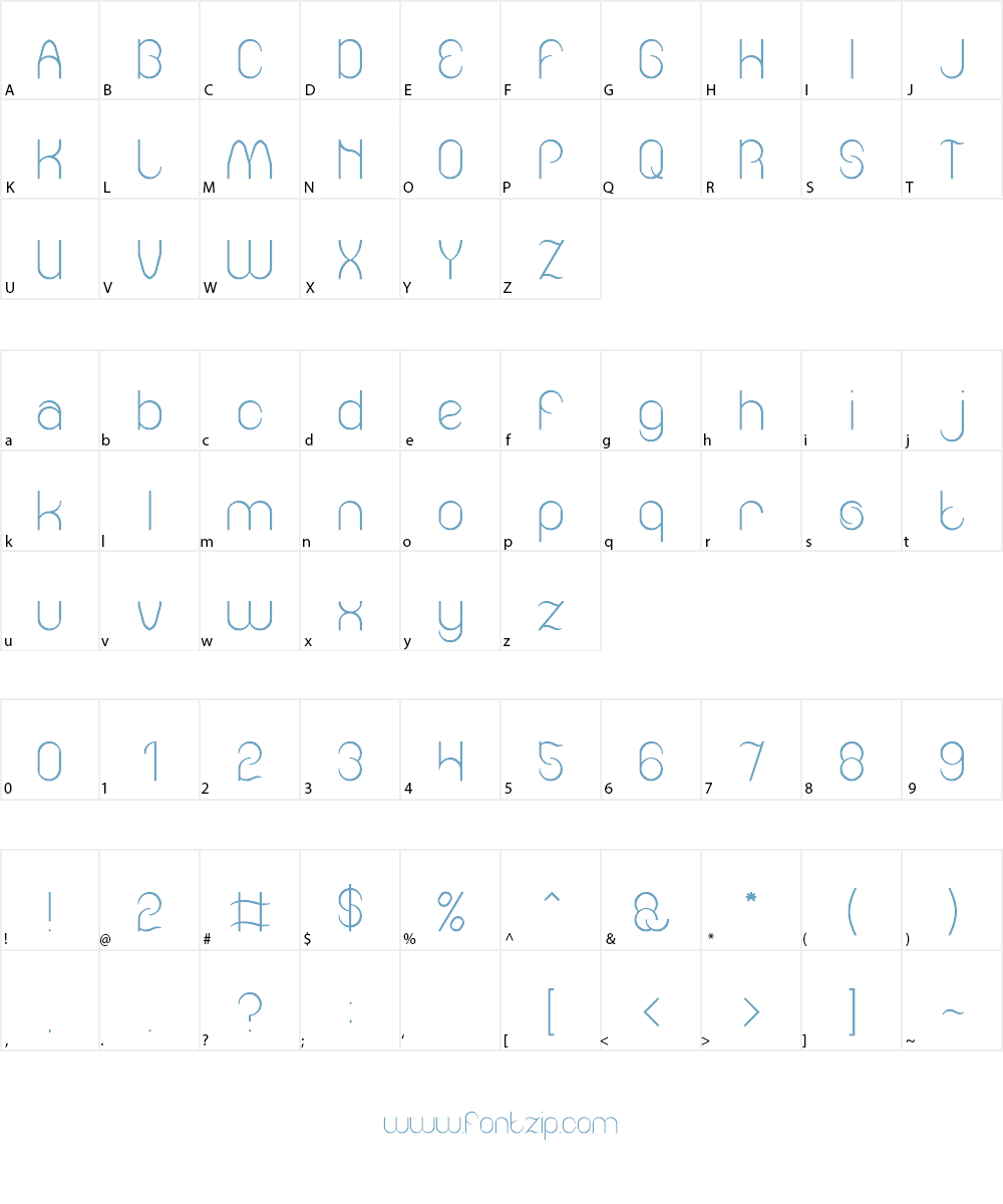 Amazing sound Font Character